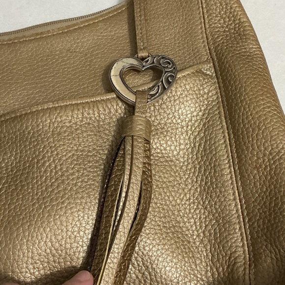 Brighton Gold Leather Hobo Bag - Picture 12 of 15